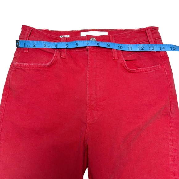 MOTHER Red Flare Jeans - Picture 9 of 16